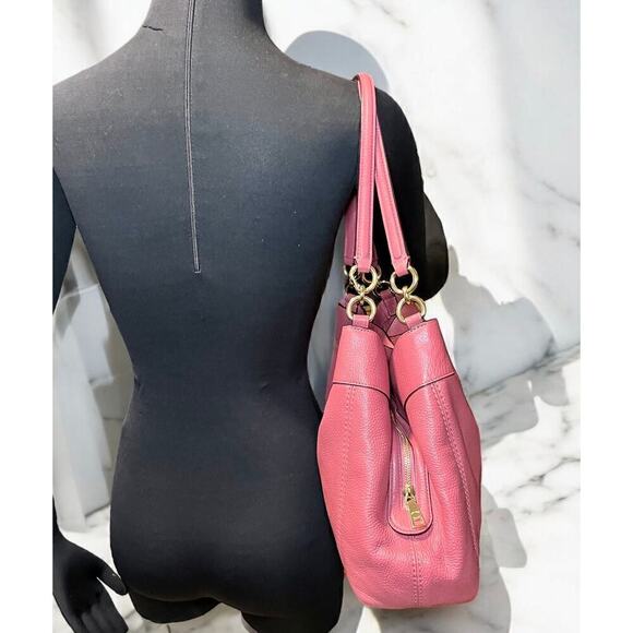 Coach F28997 Lexy Pebble Leather Shoulder Bag - Picture 9 of 11